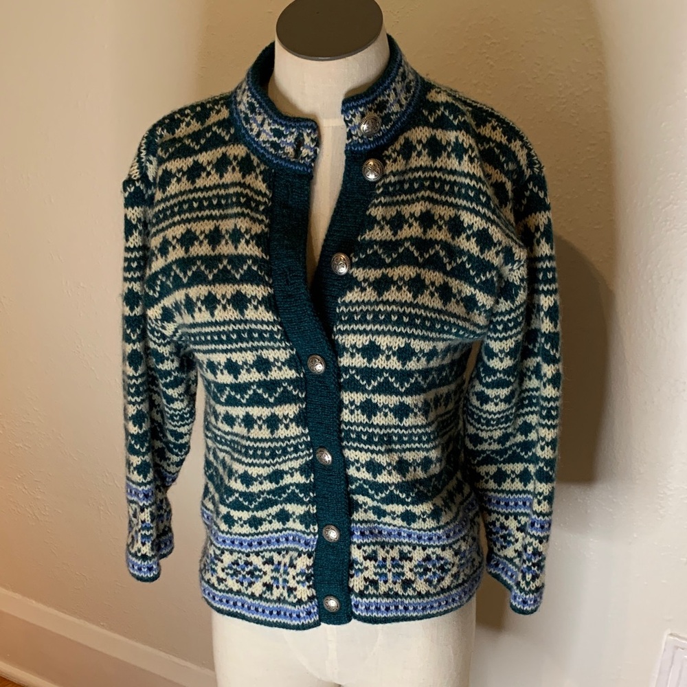 L.L. Bean Classic Button-up Girls Sweater